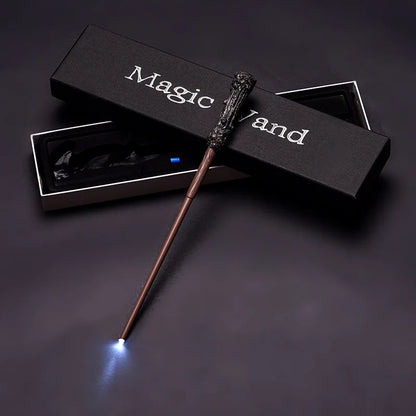 Harry Potter glowing wand Hermione Dumbledore glowing wand LED light battery glowing COS Halloween