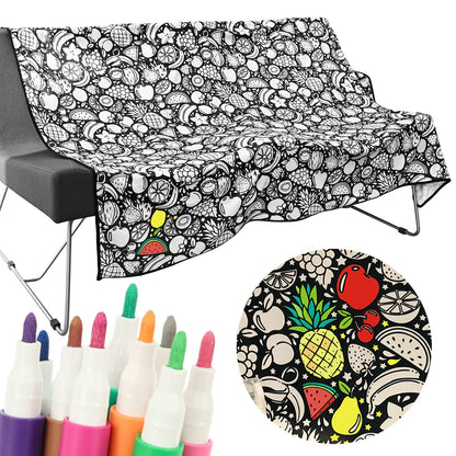The Doodle Blanket — Coloring Blanket for Kids & Family