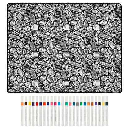The Doodle Blanket — Coloring Blanket for Kids & Family