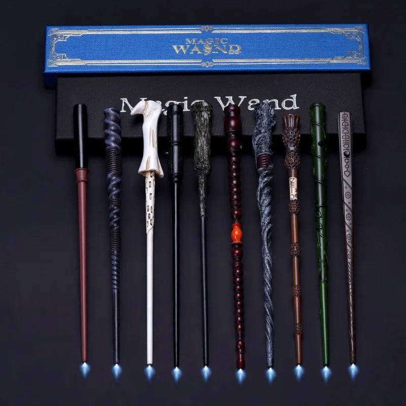 Harry Potter glowing wand Hermione Dumbledore glowing wand LED light battery glowing COS Halloween