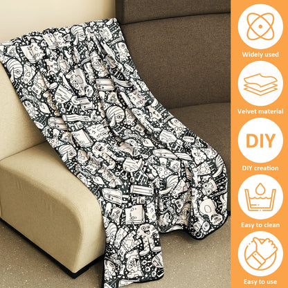 The Doodle Blanket — Coloring Blanket for Kids & Family