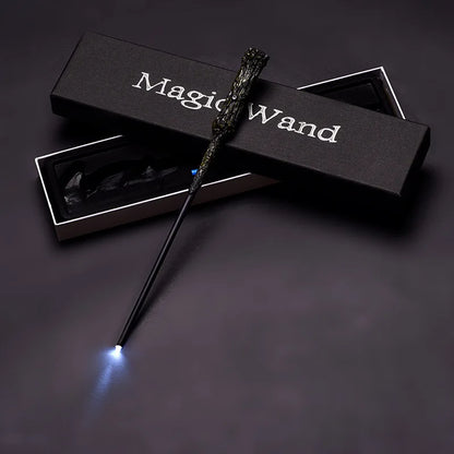 Harry Potter glowing wand Hermione Dumbledore glowing wand LED light battery glowing COS Halloween