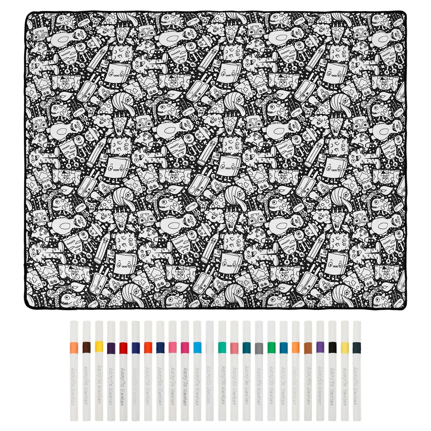 The Doodle Blanket — Coloring Blanket for Kids & Family