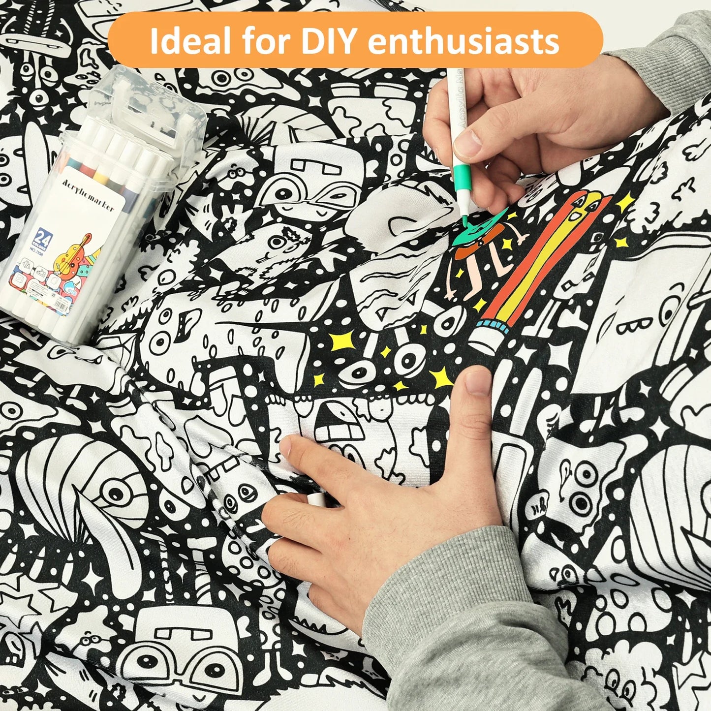 The Doodle Blanket — Coloring Blanket for Kids & Family