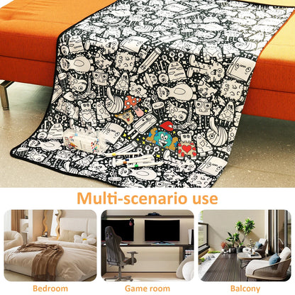 The Doodle Blanket — Coloring Blanket for Kids & Family